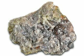 Gemmy Orange Sphalerite Crystals on Quartz - China #362583