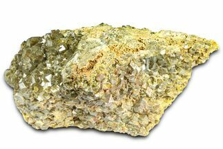 Olive Topazolite Garnet Cluster - Quartzite Mountain, Arizona #363659