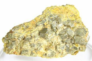 Olive Topazolite Garnet Cluster - Quartzite Mountain, Arizona #363742