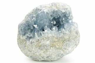 Sparkling Celestine (Celestite) Geode Section - Madagascar #364094