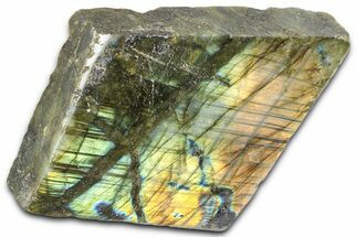 Single Side Polished Labradorite Section - Madagascar #364269