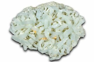Tabular, Blue Barite Crystal Cluster - Morocco #365571