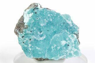 Sparkling Druzy Quartz on Chrysocolla - DR Congo #366174