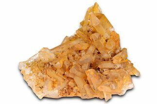 Tangerine Quartz Crystal Cluster - Brazil #367165