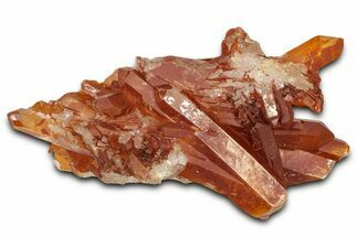 Tangerine Quartz Crystal Cluster - Brazil #367171