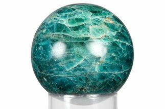 Bright Blue Apatite Sphere - Madagascar #367051