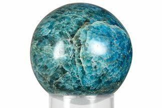 Bright Blue Apatite Sphere - Madagascar #367062