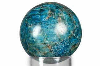 Bright Blue Apatite Sphere - Madagascar #367067