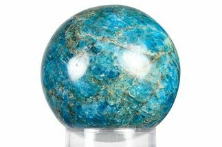 Bright Blue Apatite Sphere - Madagascar #367095