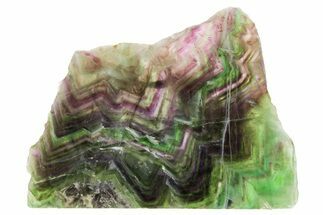 Colorful Polished Fluorite Slab - China #367861