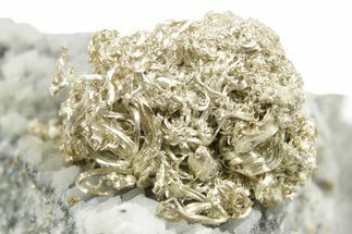 Native Silver Ribbons on Matrix - Morocco #368316