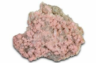 Stilbite Crystals on Quartz & Rhodochrosite Rosettes - Bulgaria #368708