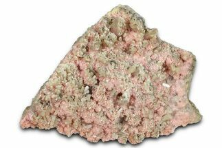 Stilbite Crystals on Quartz & Rhodochrosite Rosettes - Bulgaria #368710