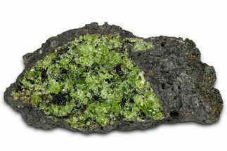 Peridot Crystals in Basalt - Arizona #368555