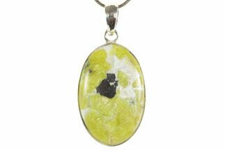Yellow Turquoise Jasper Pendant (Necklace)- Sterling Silver #369928