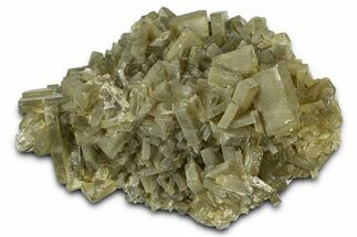Gray-Green Tabular Barite Crystals with Phantoms - Peru #369810