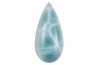 Polished Larimar Cabochon - Dominican Republic #370591