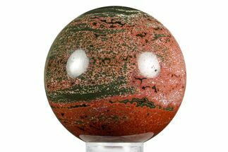 Unique Polished Ocean Jasper Sphere - Madagascar #371105