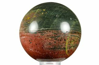 Unique Polished Ocean Jasper Sphere - Madagascar #371106