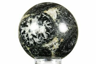Polished Orbicular Granite Sphere - Western Australia #371221