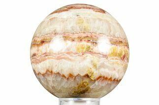 Colorful, Polished Barite, Quartz & Agate Sphere - Arizona #371250