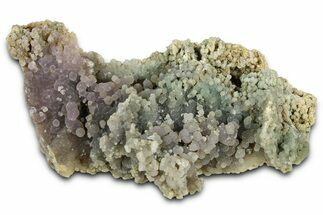 Purple and Green Botryoidal Grape Agate - Indonesia #370420