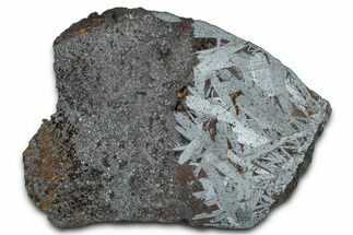 Polished Crystalline Hematite & Magnetite Slab - Nevada #371254