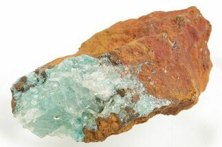 Teal Blue Rosasite in Calcite - Mexico #371840