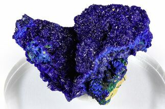 Sparkling Blue Azurite Crystals - Congo #372233