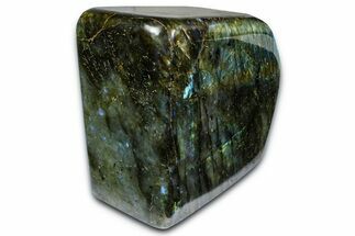 Flashy Free-Standing Polished Labradorite - Madagascar #372810