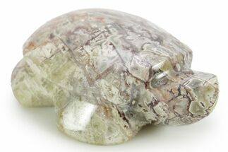 Carved Lace Agate Stone Turtle - Mexico #373568