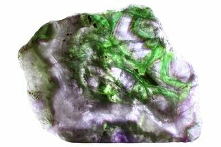 Colorful Polished Fluorite Slab - China #374384