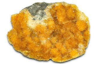 Intense Orange Calcite Crystal Cluster - Poland #374691