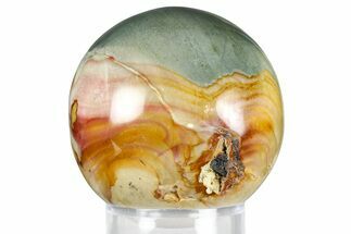 Polished Polychrome Jasper Sphere - Madagascar #376062