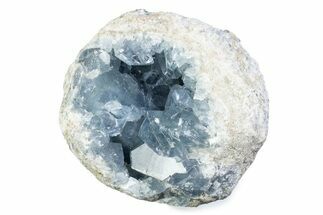 Sparkling Celestine (Celestite) Geode - Madagascar #376132