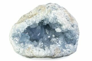 Sparkling Celestine (Celestite) Geode - Madagascar #376133