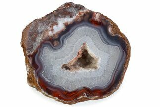 Colorful Polished Thunderegg Half #376204
