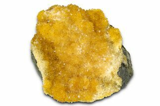 Intense Orange Calcite Crystal Cluster - Poland #374637