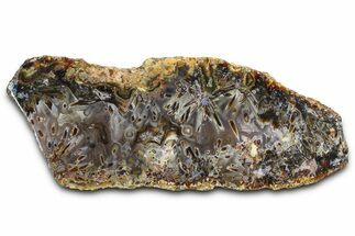 Polished Turkish Stick Agate Slab - Turkey #378134