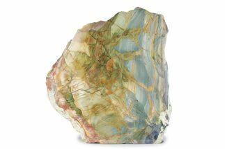Freestanding Gary Green Jasper (Larsonite) Bog Wood - Oregon #377952