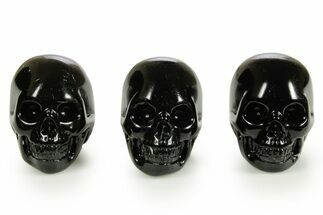 Polished Obsidian Skulls #378704