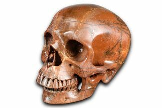 Realistic, Polished Chohua Jasper Skull #378675