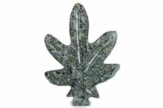Kambaba Jasper “Maple Leaf” Sculpture or Soap Dish #378845