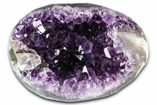 Sparkly Deep-Purple Amethyst Geode - Uruguay #378138