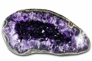 Sparkly, Dark Purple Amethyst Geode - Uruguay #378167
