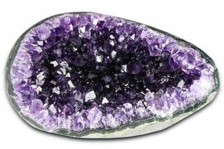 Sparkly, Dark Purple Amethyst Geode - Uruguay #378171