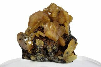 Vibrant Orange Mimetite Crystals on Matrix - Congo #380036