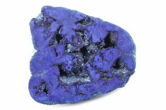Vivid Blue Cut/Polished Azurite Nodule - Siberia #379926