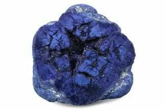 Vivid Blue Cut/Polished Azurite Nodule - Siberia #379940