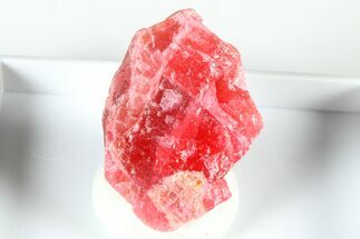 Striking Cherry-Red Rhodonite Specimen - Brazil #379785
